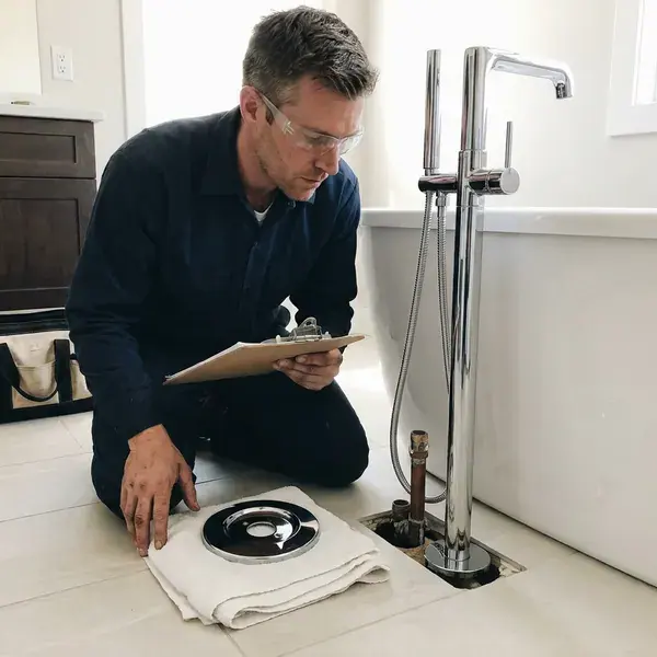 Local bathroom plumbing by KFR Plumbing, Des Moines, IA