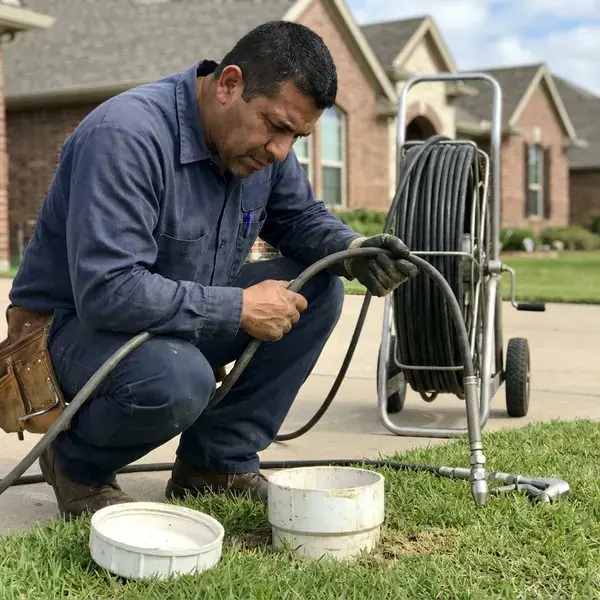 Local drain jetting by KFR Plumbing, Des Moines, IA