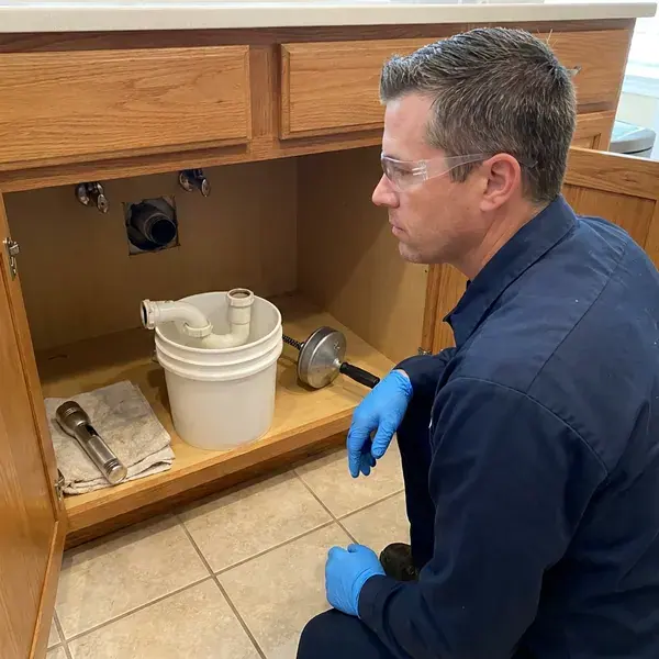 Local drain unblocking by KFR Plumbing, Cedar Rapids, IA
