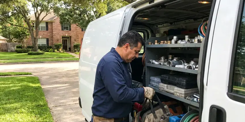 KFR Plumbing technician providing drains camera inspection in Des Moines