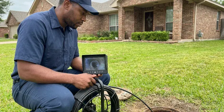 KFR Plumbing technician providing leak detection in Dubuque