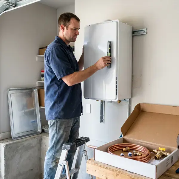 Professional tankless water heater replacement, Ames, IA