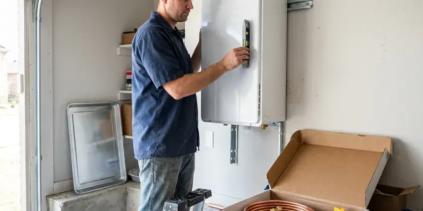 Tankless Water Heater Replacement in Des Moines