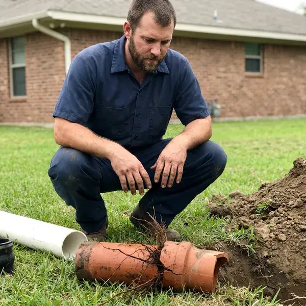 Local underground pipe repair by KFR Plumbing, Des Moines, IA