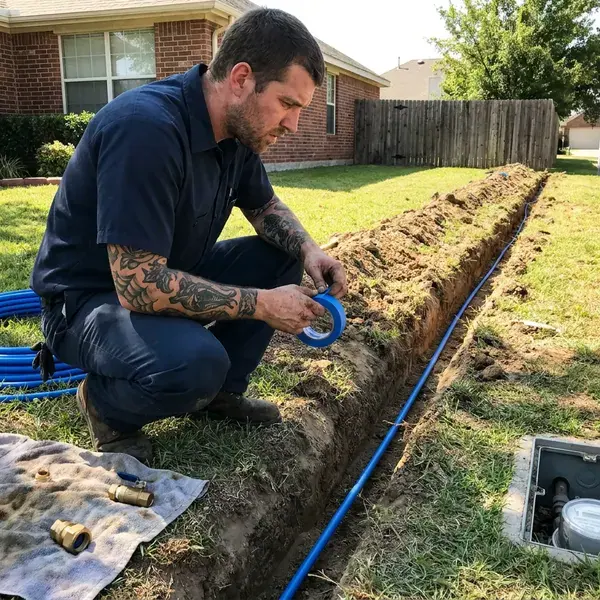 Water Line Installation near Des Moines, IA